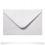 Enveloppe rectangle Blanc Texturé